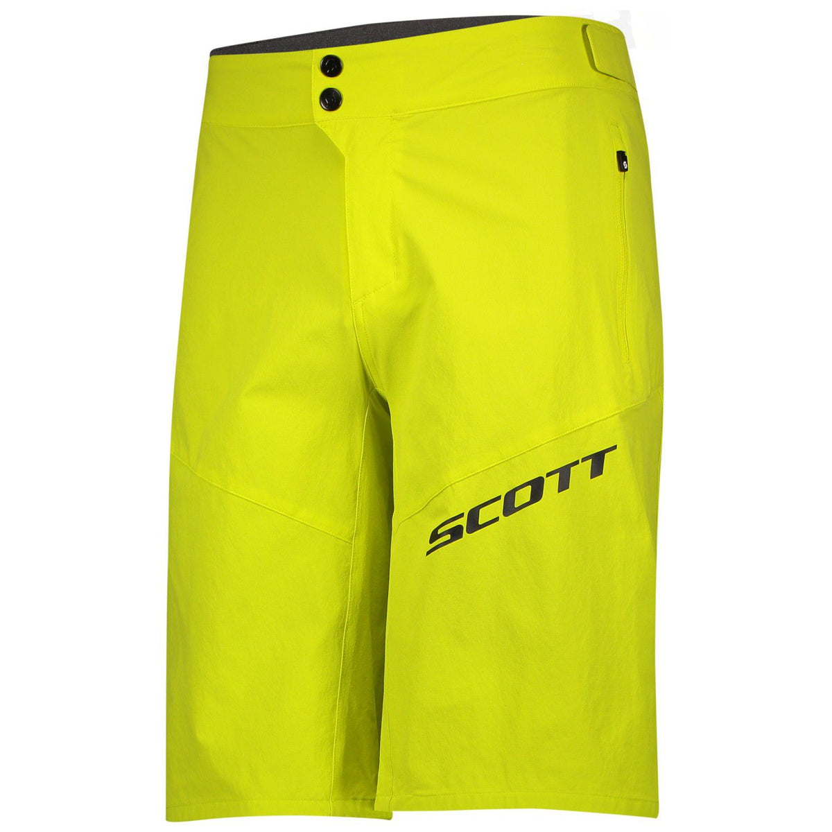 Pantalón Corto MTB Badana Scott Endurance Corte Holgado Hombre Sulphur Yellow