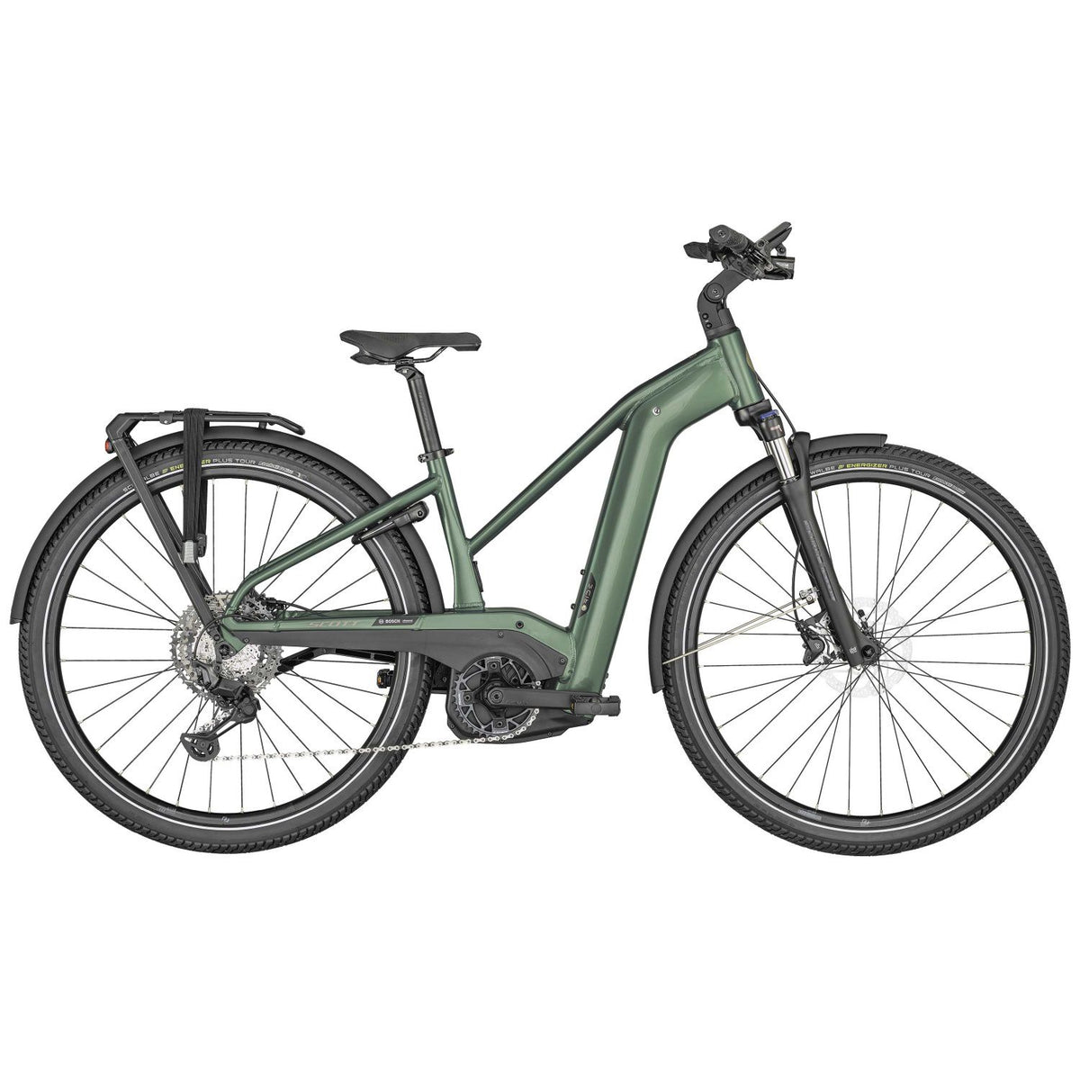 Bicicletas Eléctricas eUrbanas Scott Sub Sport eRIDE 10 Mujer 2024 Verde