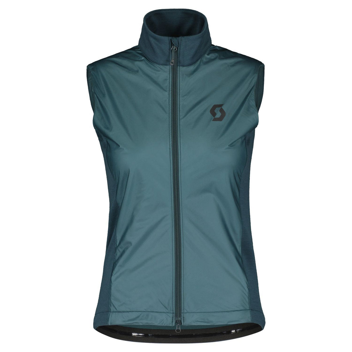 Chaleco Scott Gravel Warm Merino Mujer Aruba Green