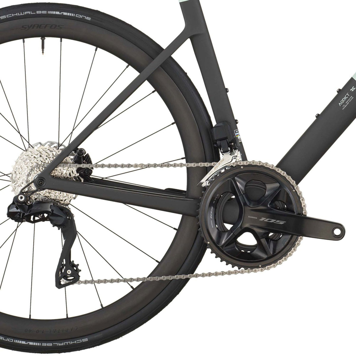 Bicicletas Carretera Scott Addict RC 30 2026 Frozen Green/Carbon Black #4