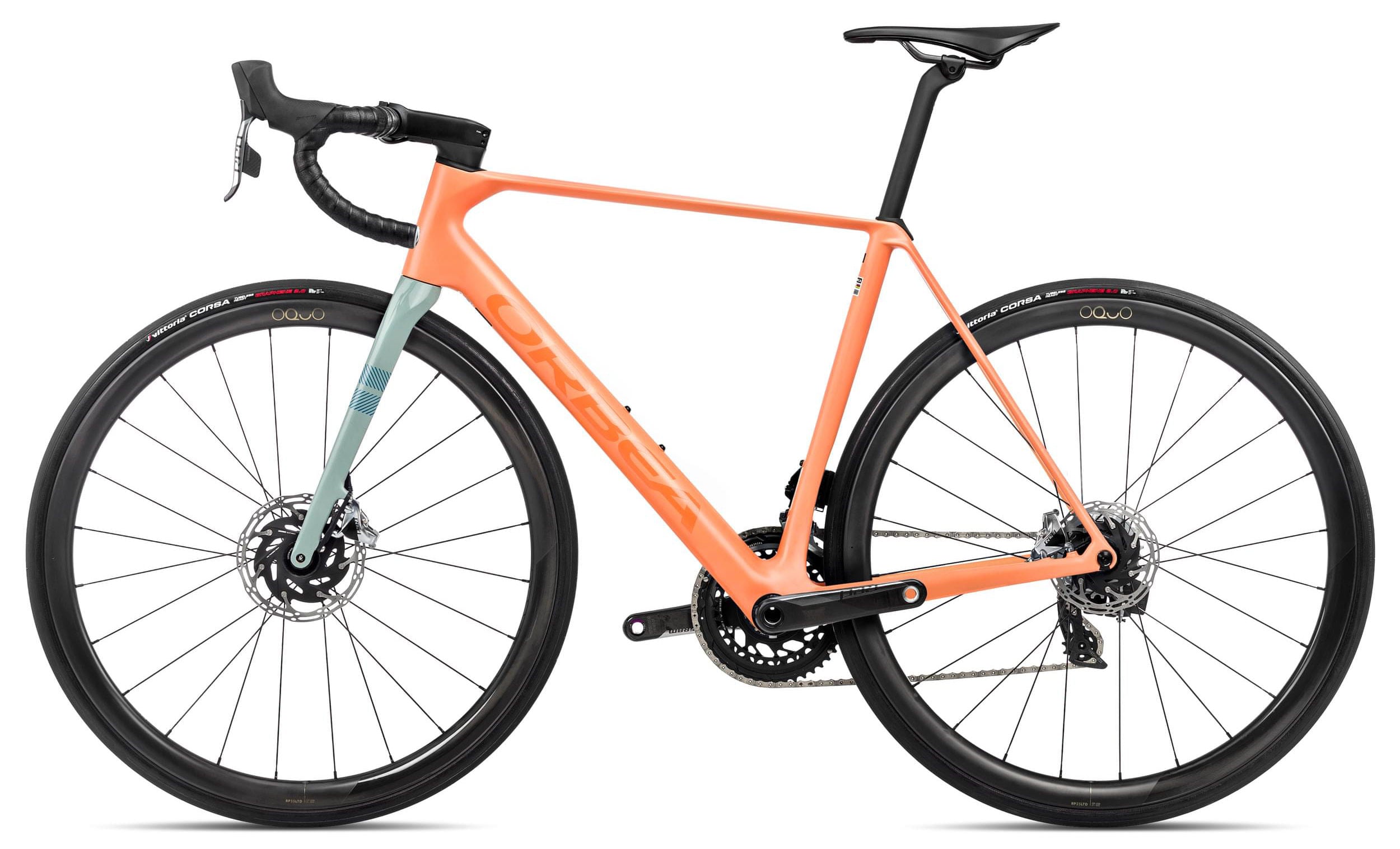 Orbea Orca M11eltd Pwr 2024 Orange Cloud Matt/Stone Blue Matt/Gloss #2