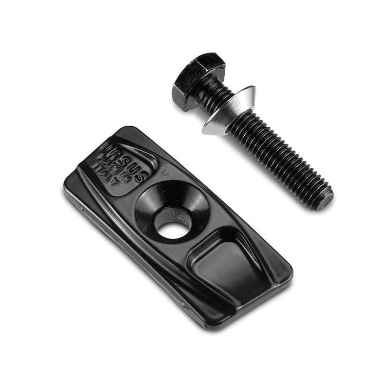 Placa Adaptadora Caballete Ursus Doble M10x75 Negro