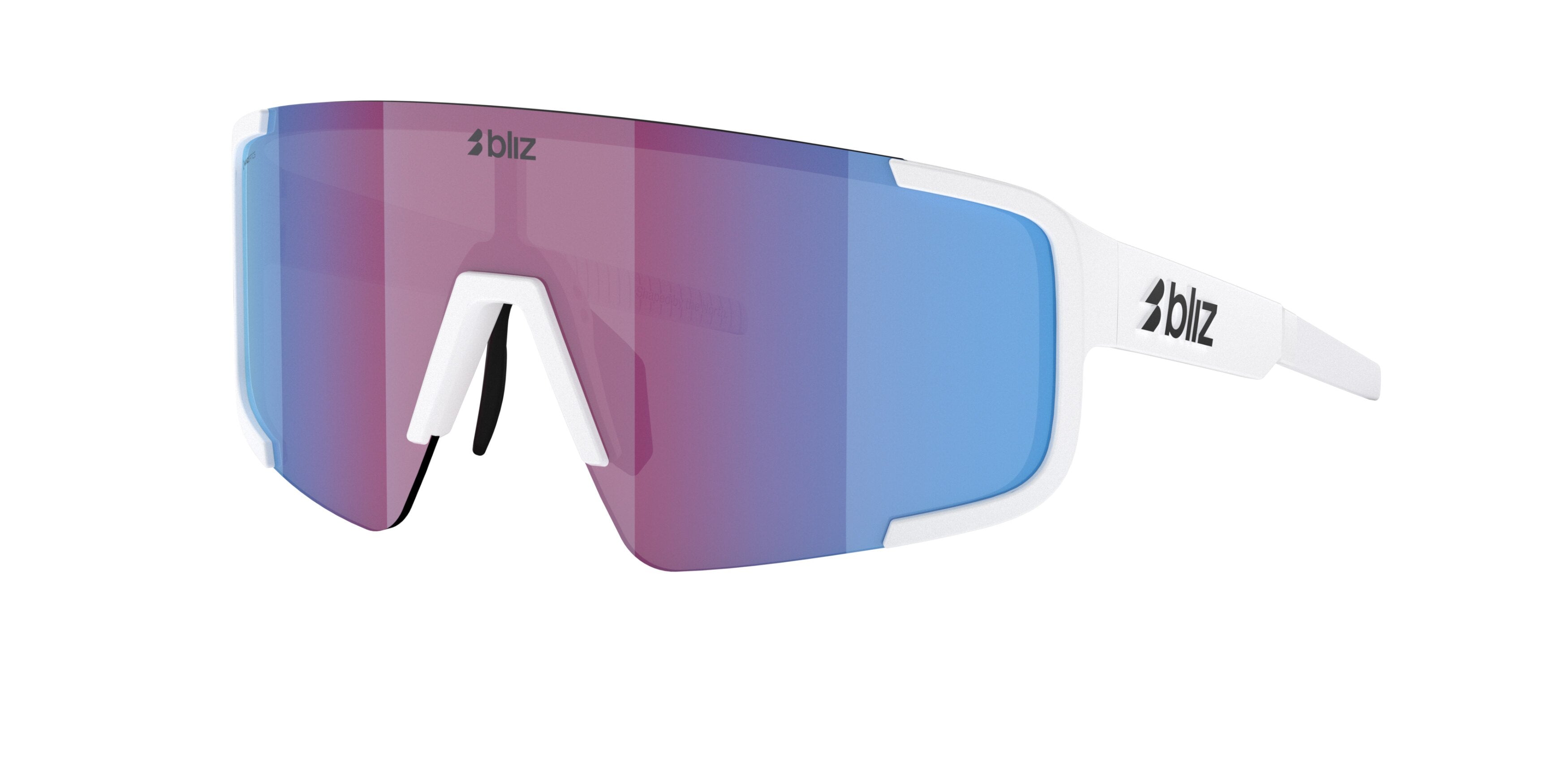 Gafas Sol Bliz P003/Blanco Mate/Rosa/Violeta Espejo Azul