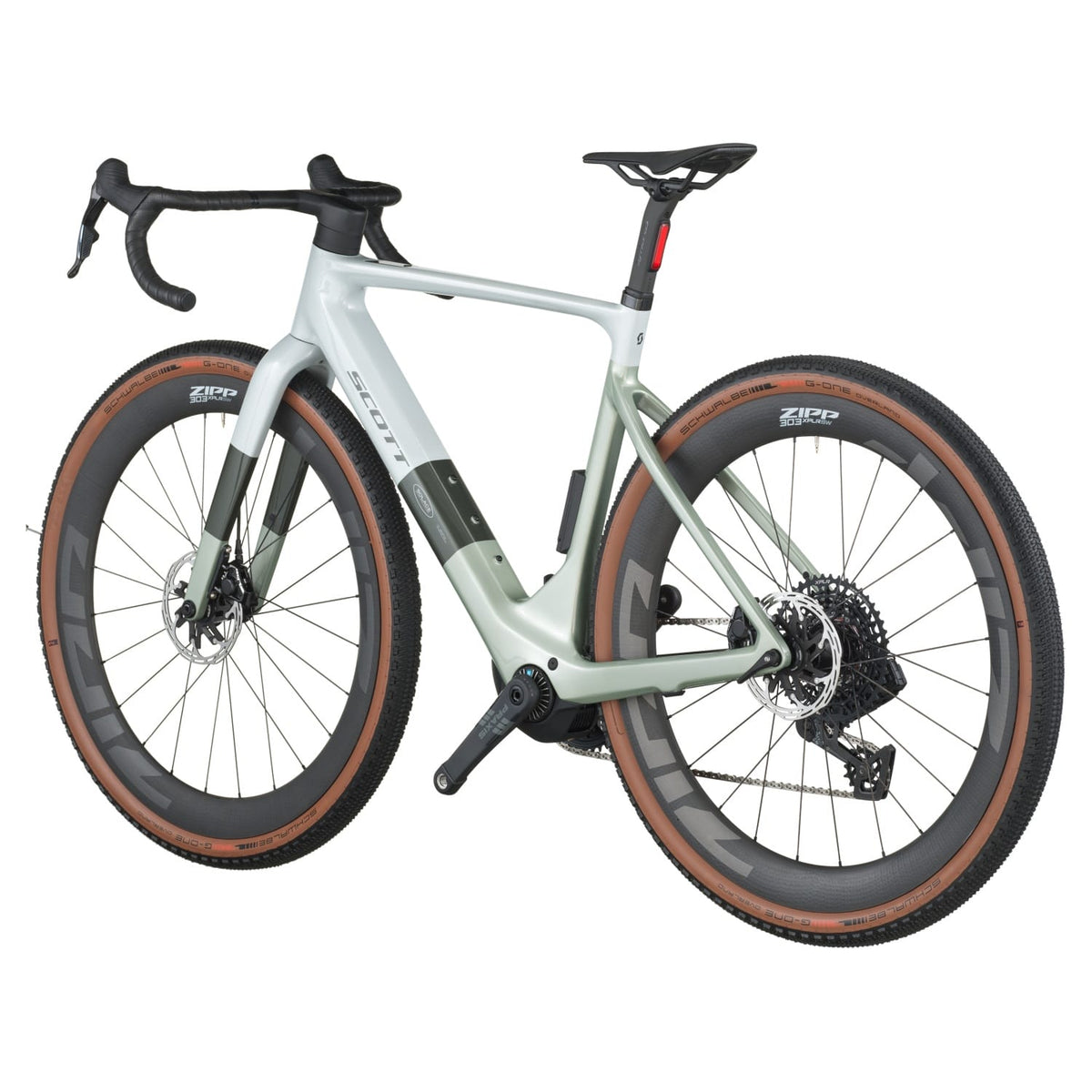 Bicicletas Eléctricas eGravel Scott Solace Gravel 10 2027 Pale Green/Beluga Grey #3