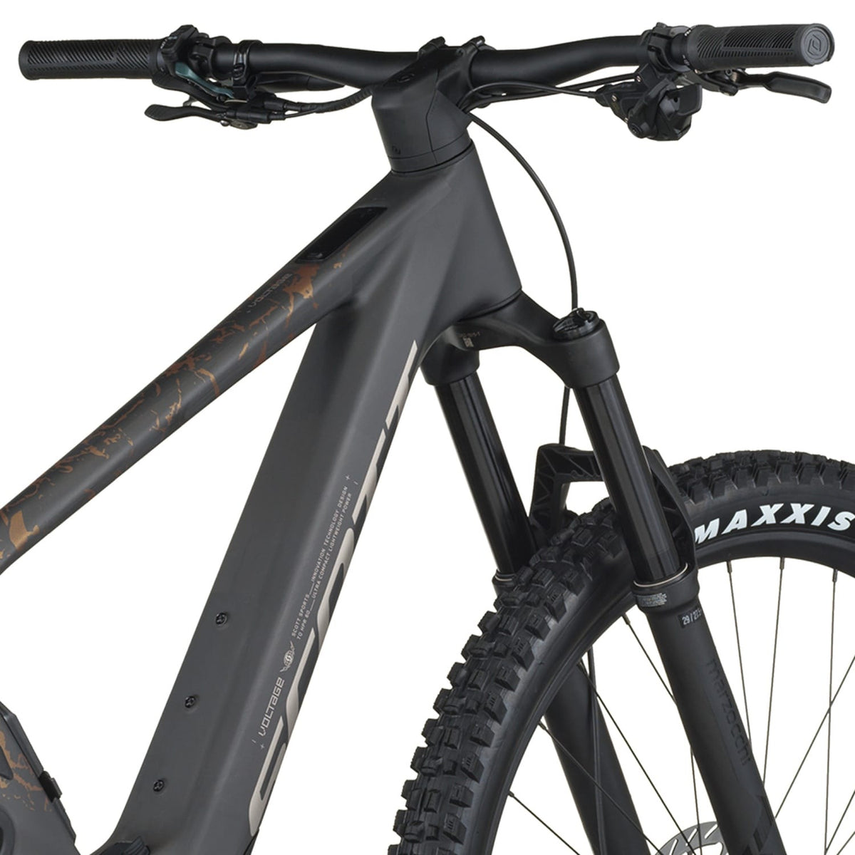 Bicicletas Eléctricas eTrail Scott Voltage 920 2026 Carbon Black/Crackle Bronze #7