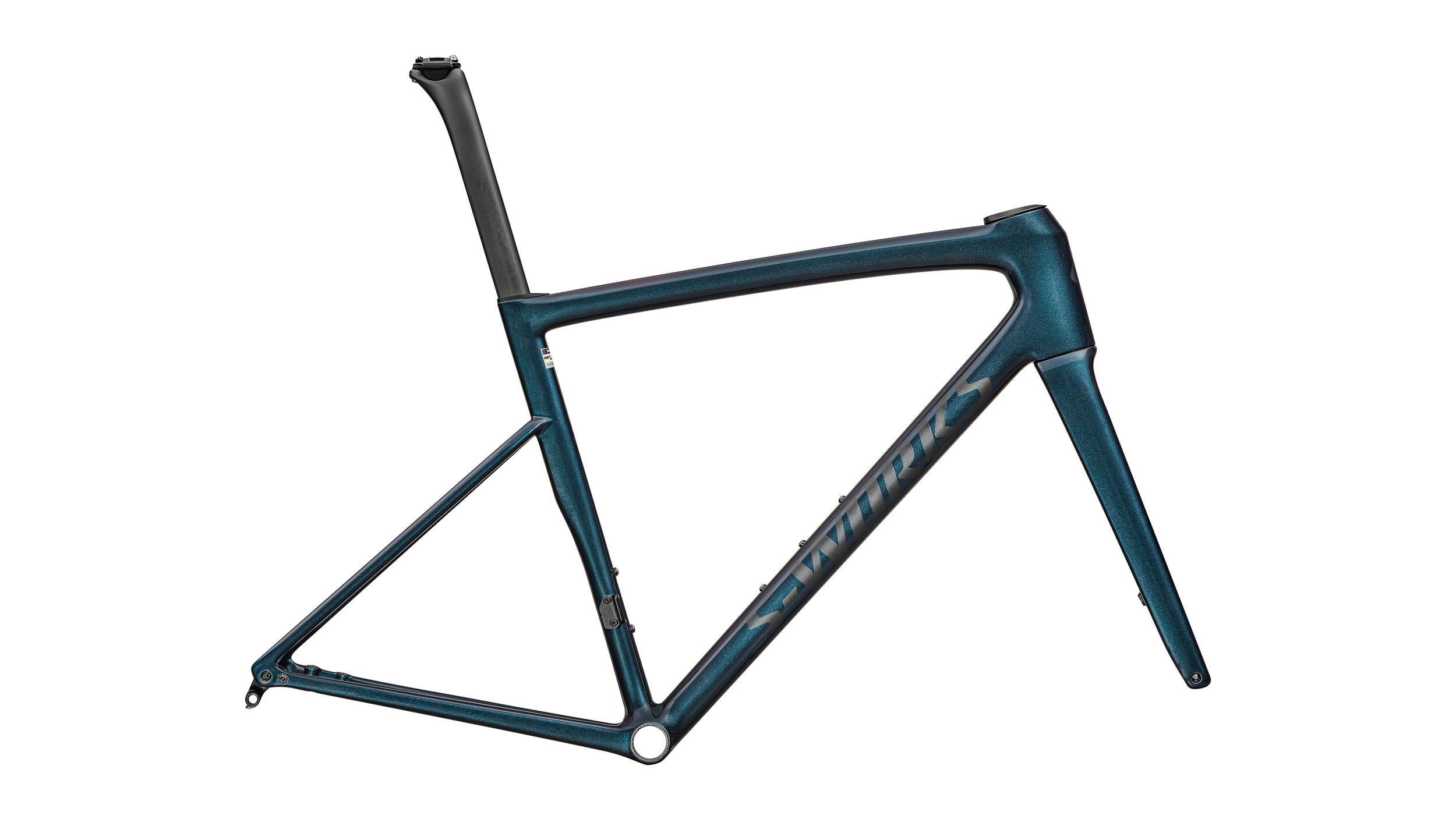 S-Works Tarmac SL8 Cuadro Carretera Specialized 2025 Gloss Red To Black Pearl Over Deep Lake Metallic/Satin Metallic Obsidian #2